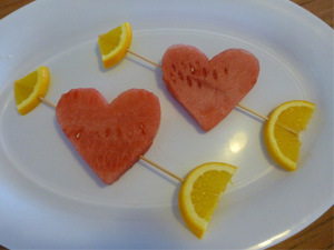 Cupids fruit arrows