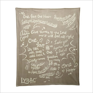 one love one heart blanket