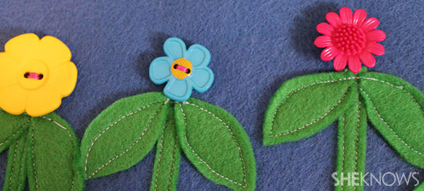 flower garden buttons