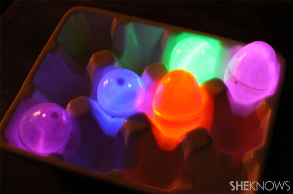 Glow in the dark eggs paint eggs
