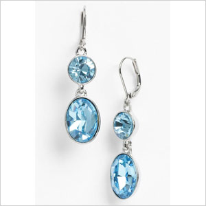 Aqua surf lodge earrings