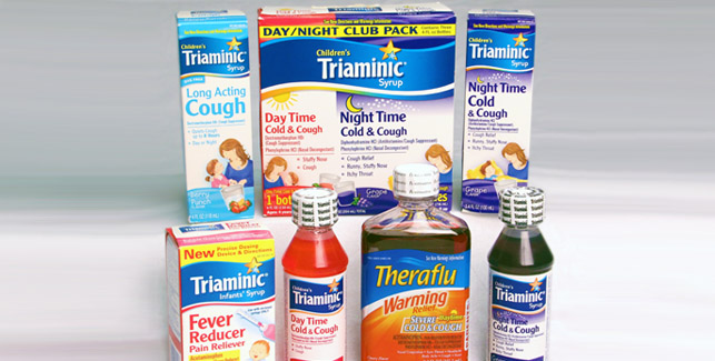 Triaminic and TheraFlu products