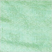 Mint Green Honeycomb Heart Mini Afghan Throw Blanket, $19.99