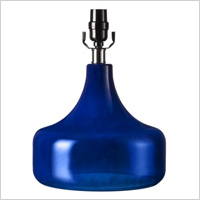Threshold Blue Mod Teardrop Lamp Base, $49.99 (pair with crisp white lampshade)