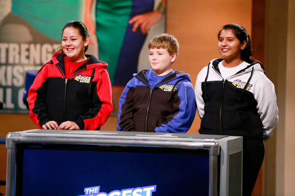 Kids competing on The Biggest Loser