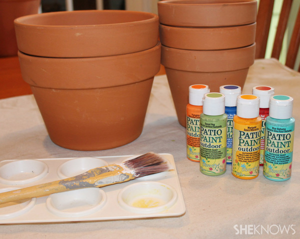 painting pots