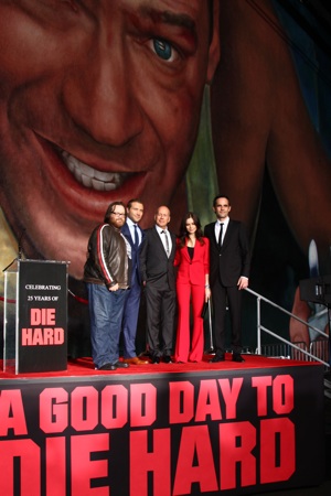 Die Hard mural