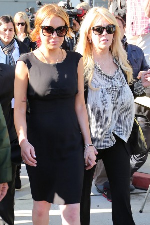 Lindsay Lohan and Dina Lohan