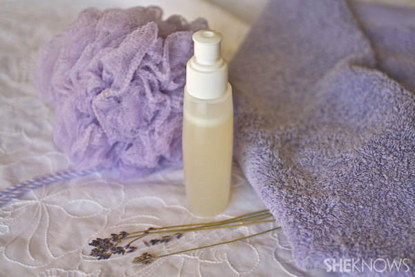 Moisturizing, Energizing Rosemary-Lavender Shower Gel