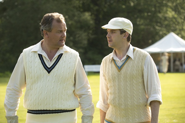 Downton Abbey's Matthew and Lord Grandtham