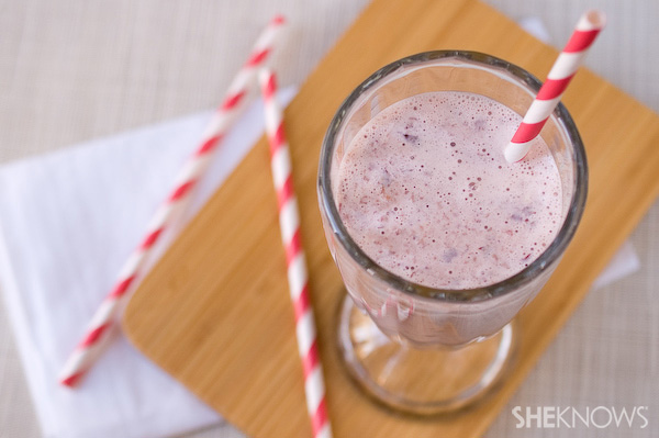 Drunken cherry milkshake