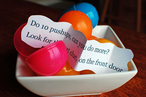 Easter egg fitness hunt