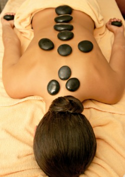 Hot stone massage