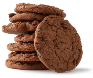 Double chocolate chip cookie
