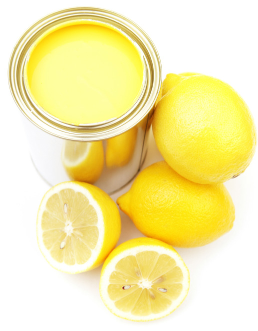 Lemon paint