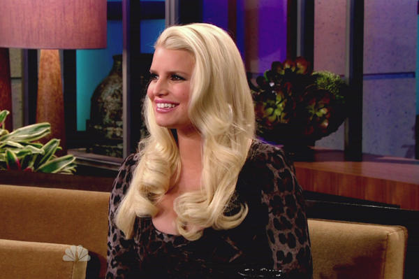Jessica Simpson on the Tonight Show