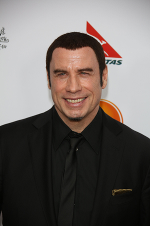 John Travolta at a benefit