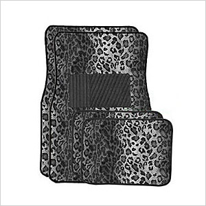 Leopard car mats