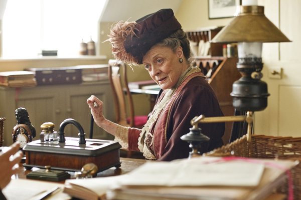 Maggie Smith as the Dowager Countess