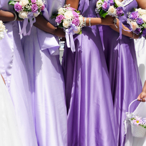 Bridesmaids' dresses
