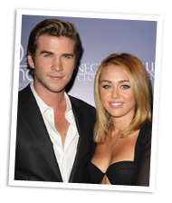 Miley Cyrus and Liam Hemsworth