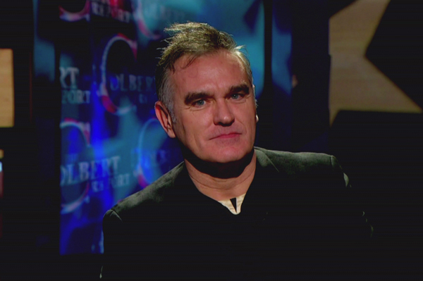 Morrissey on Stephen Colbert show