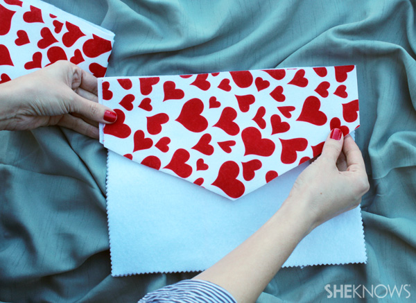 Create the envelope flap