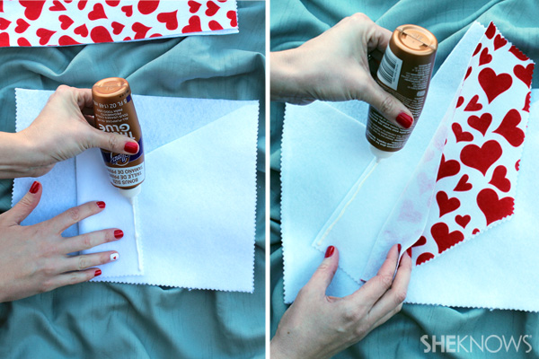 Glue the envelope together