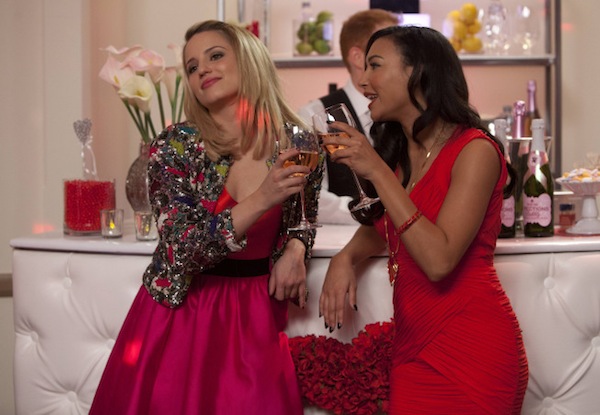 Quinn and Santana