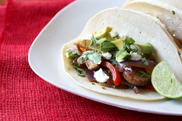 Roasted vegetable taco recipe