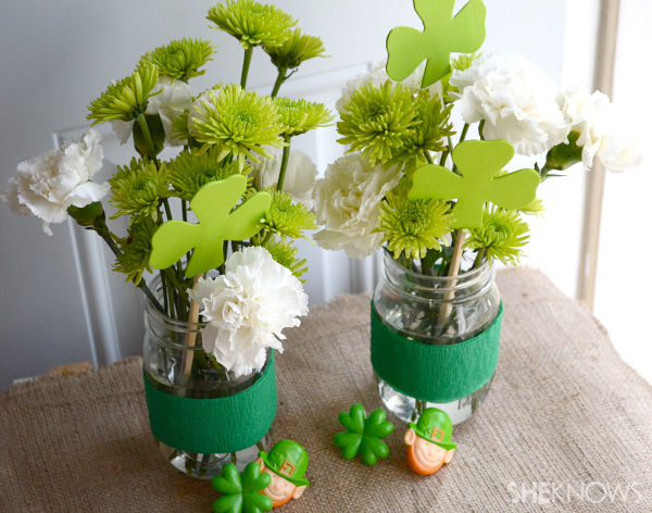 Saint Patrick's day centerpiece