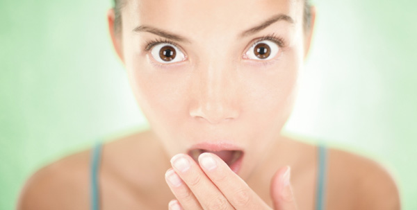 shocked woman