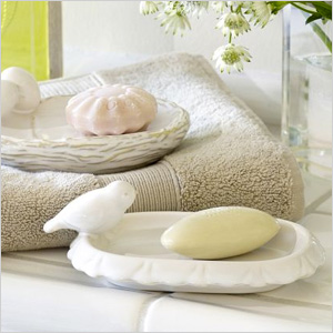 Pottery Barn’s Whimsical Spring Soap Dishes
