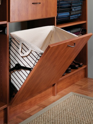 pull-out hamper from ClosetMasters.com