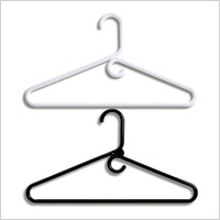 Black and white heavywieght hangers 