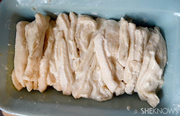 Cut into slices & stack