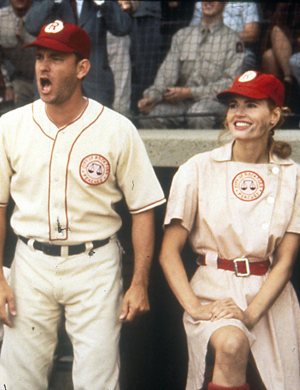 Tom Hanks and Geena Davis