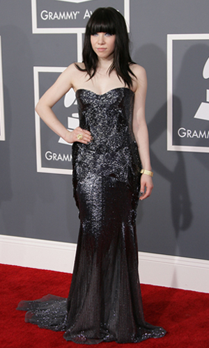 Carly Rae Jepsen at the 2013 Grammys