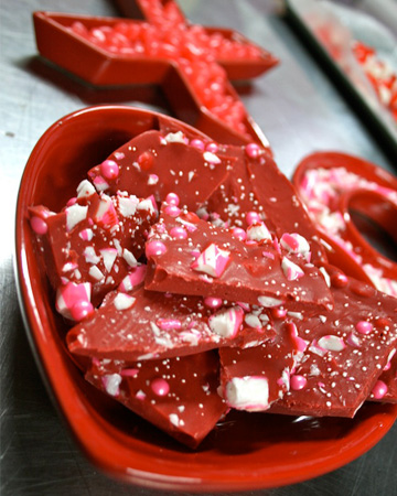 Hollywood Candy Girls Valentine bark