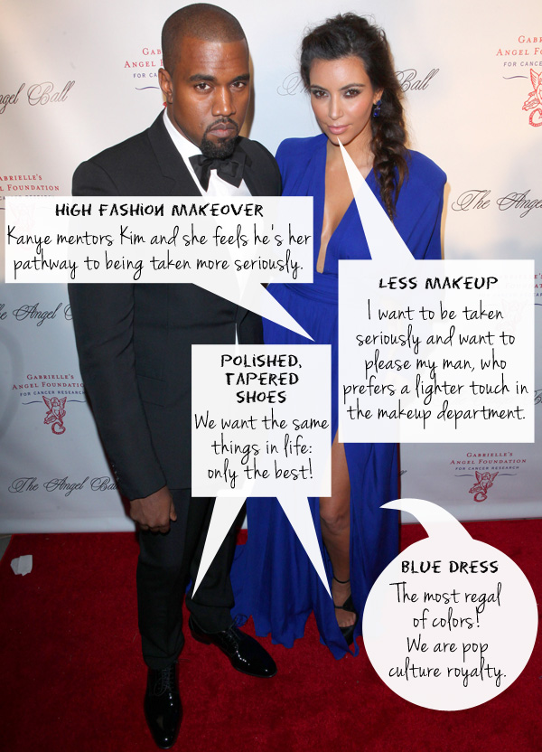 Kim Kardashian and Kanye West