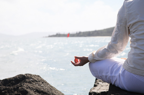 Woman doing yoga