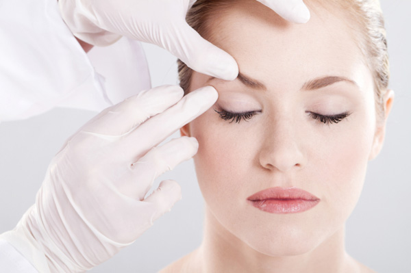 Woman getting Botox