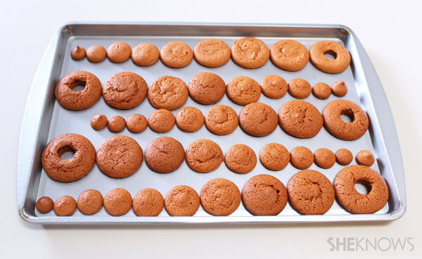 3D Stacked carrot cookies