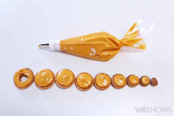 3D Stacked carrot cookies