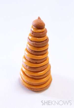 3D Stacked carrot cookies