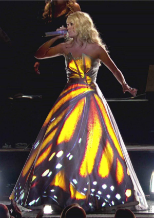 Carrie Underwood in 2013 at the Grammys