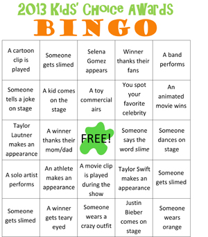 Bingo card #2