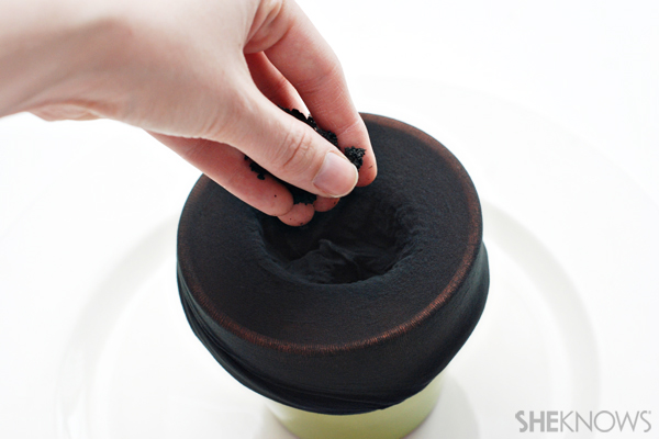 Chia pet craft - Add soil