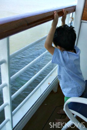 Cruise balcony