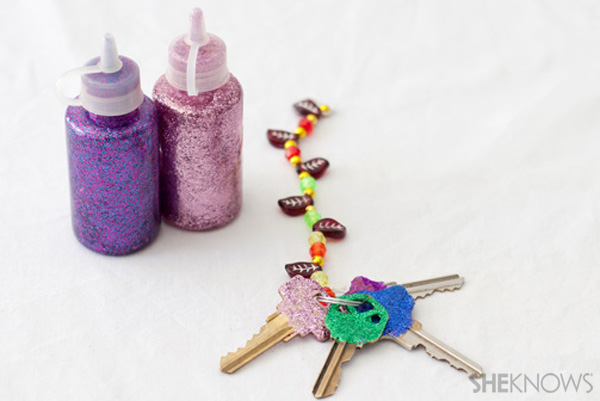 Glitter keyes